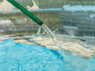 aufblasbaren Pool sauber halten